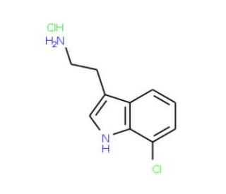 7-Chlorotryptamine HCl (CAS 81868-13-5) - chemical structure image