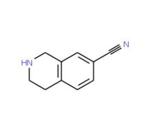 7-Cyano-1,2,3,4-tetrahydroisoquinoline (CAS 149355-52-2) - chemical structure image