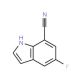 7-Cyano-5-fluoroindole (CAS 883500-80-9) - chemical structure image