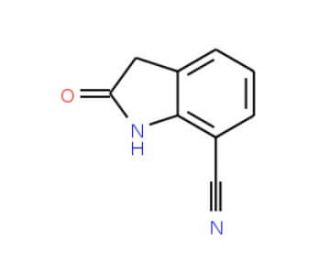 7-Cyanooxindole (CAS 380427-40-7) - chemical structure image