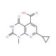 7-cyclopropyl-1-methyl-2,4-dioxo-1,2,3,4-tetrahydropyrido[2,3-d]pyrimidine-5-carboxylic acid - chemical structure image