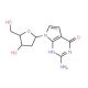7-Deaza-2′-deoxyguanosine (CAS 86392-75-8) - chemical structure image