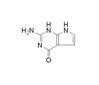 7-Deazaguanine (CAS 7355-55-7) - chemical structure image