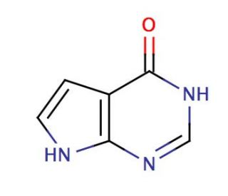 7-Deazahypoxanthine (CAS 3680-71-5) - chemical structure image