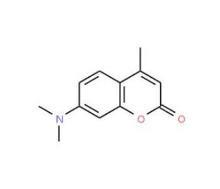 7-(Dimethylamino)-4-methylcoumarin (CAS 87-01-4) - chemical structure image