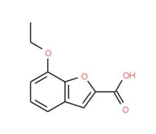 7-Ethoxybenzo[b]furan-2-carboxylic acid (CAS 206559-61-7) - chemical structure image