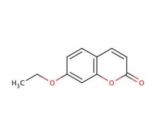 7-Ethoxycoumarin (CAS 31005-02-4) - chemical structure image