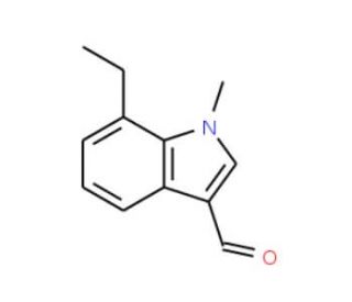 7-Ethyl-1-methyl-1H-indole-3-carbaldehyde - chemical structure image