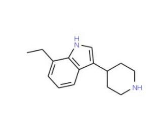 7-ethyl-3-(piperidin-4-yl)-1H-indole - chemical structure image