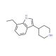 7-ethyl-3-(piperidin-4-yl)-1H-indole - chemical structure image