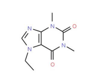 7-Ethyl Theophylline (CAS 23043-88-1) - chemical structure image