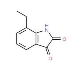 7-Ethylisatin (CAS 79183-65-6) - chemical structure image