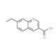 7-Ethylquinoline-3-carboxylic acid (CAS 948290-70-8) - chemical structure image
