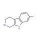7-Fluoro-1,2,3,4-tetrahydro-9H-pyrido[3,4-b]indole (CAS 177858-80-9) - chemical structure image