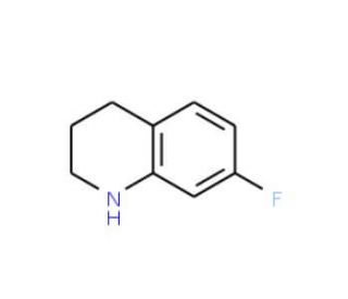 7-fluoro-1,2,3,4-tetrahydroquinoline (CAS 939758-75-5) - chemical structure image