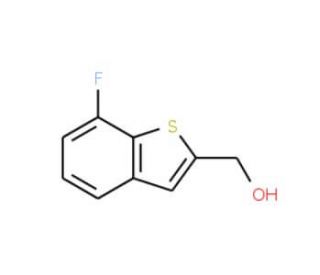 (7-Fluoro-1-benzothiophen-2-yl)methanol - chemical structure image