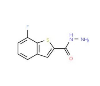 7-Fluoro-1-benzothiophene-2-carbohydrazide - chemical structure image