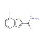 7-Fluoro-1-benzothiophene-2-carbohydrazide - chemical structure image