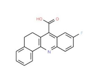 7-Fluoro-2-methyl-1,2,3,4-tetrahydro-acridine-9-carboxylic acid - chemical structure image