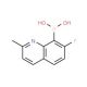 7-Fluoro-2-methylquinoline-8-boronic acid (CAS 1072945-61-9) - chemical structure image
