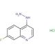 7-Fluoro-4-hydrazinoquinoline hydrochloride (CAS 1172943-36-0) - chemical structure image