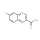 7-Fluoroquinoline-3-carboxylic acid (CAS 734524-15-3) - chemical structure image