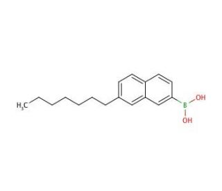 (7-Heptyl-2-naphthalenyl)boronic Acid - chemical structure image