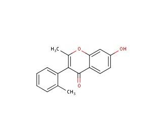 7-Hydroxy-2-methyl-3-o-tolyl-chromen-4-one - chemical structure image