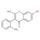 7-Hydroxy-2-methyl-3-o-tolyl-chromen-4-one - chemical structure image