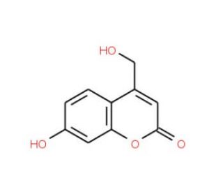 7-hydroxy-4-(hydroxymethyl)-2H-chromen-2-one (CAS 151889-83-7) - chemical structure image