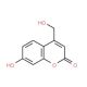 7-hydroxy-4-(hydroxymethyl)-2H-chromen-2-one (CAS 151889-83-7) - chemical structure image