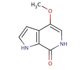 7-Hydroxy-4-methoxy-6-azaindole (CAS 917918-80-0) - chemical structure image