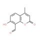 7-Hydroxy-4-methyl-2-oxo-2H-chromene-8-carbaldehyde (CAS 14003-96-4) - chemical structure image