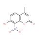 7-Hydroxy-4-methyl-8-nitrocoumarin (CAS 19037-69-5) - chemical structure image