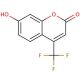 7-Hydroxy-4-(trifluoromethyl)coumarin (CAS 575-03-1) - chemical structure image
