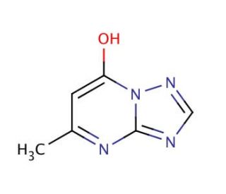 7-Hydroxy-5-methyl[1,2,4]triazolo[1,5-a]pyrimidine (CAS 2503-56-2) - chemical structure image