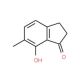7-Hydroxy-6-methyl-1-indanone (CAS 68293-31-2) - chemical structure image