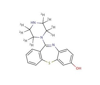 7-Hydroxy-N-des{[2-(2-hydroxy)ethoxy]ethyl} Quetiapine-d8 Dihydrochloride - chemical structure image