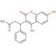 7-Hydroxy Warfarin (CAS 17834-03-6) - chemical structure image