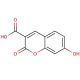 7-Hydroxycoumarin-3-carboxylic acid (CAS 779-27-1) - chemical structure image 