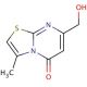 7-(hydroxymethyl)-3-methyl-5H-pyrimido[2,1-b][1,3]thiazol-5-one - chemical structure image
