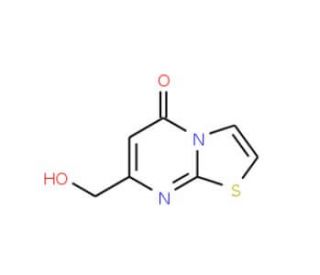 7-(hydroxymethyl)-5H-pyrimido[2,1-b][1,3]thiazol-5-one - chemical structure image