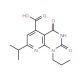 7-isopropyl-2,4-dioxo-1-propyl-1,2,3,4-tetrahydropyrido[2,3-d]pyrimidine-5-carboxylic acid - chemical structure image
