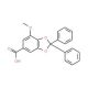 7-Methoxy-2,2-diphenyl-1,3-benzodioxole-5-carboxylic acid - chemical structure image