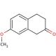 7-Methoxy-2-tetralone (CAS 4133-34-0) - chemical structure image