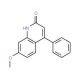 7-Methoxy-4-phenyl-quinolin-2-ol (CAS 30034-43-6) - chemical structure image