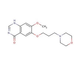 7-Methoxy-6-(3-morpholin-4-ylpropoxy)quinazolin-4(3H)-one (CAS 199327-61-2) - chemical structure image