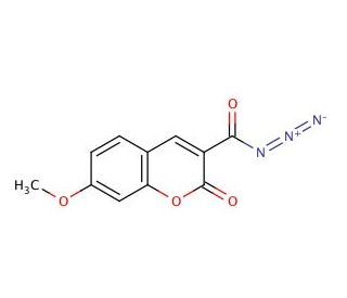 7-Methoxycoumarin-3-carbonyl azide - chemical structure image