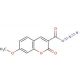 7-Methoxycoumarin-3-carbonyl azide - chemical structure image