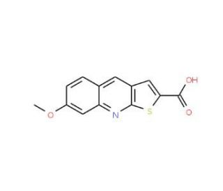 7-methoxythieno[2,3-b]quinoline-2-carboxylic acid - chemical structure image